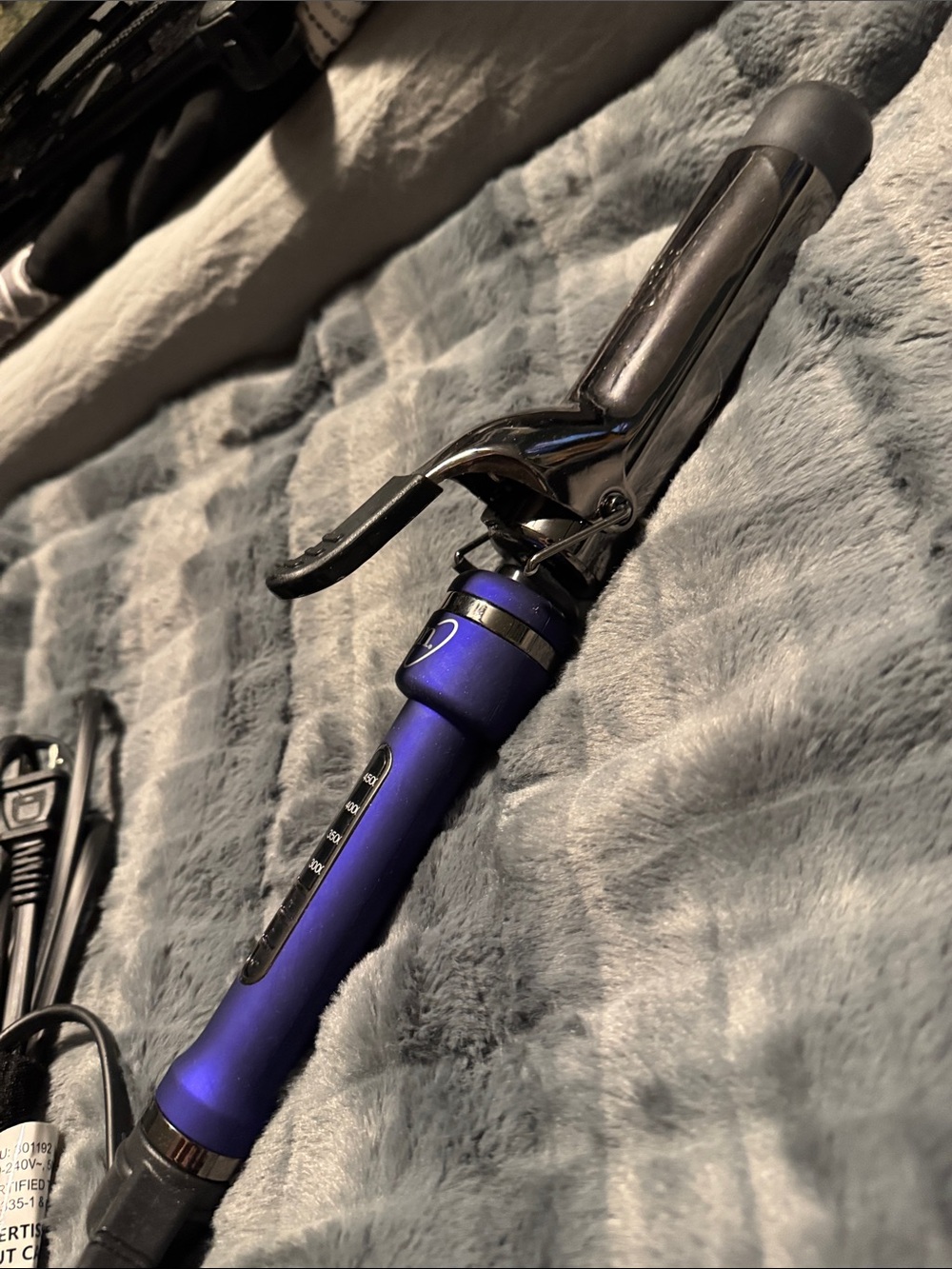Purple Curling Iron Hair Styler - Unbranded